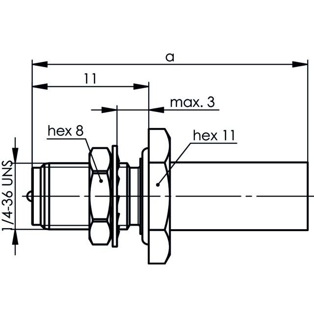 Telegärtner - Koax-Steckverbinder R-SMA-Einbaubuchse 100024760 (RG-316/U) löt/crimp − 5 Stück