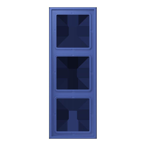 Jung - Abdeckrahmen Rahmen 3-fach LC 983 206 bleu outremer 31