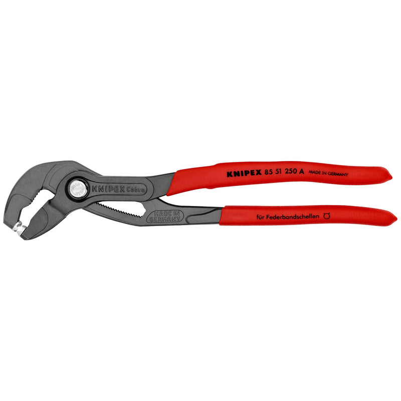 Knipex - Wasserpumpenzange Federbandschellenzange 85 51 250 A SB 250mm