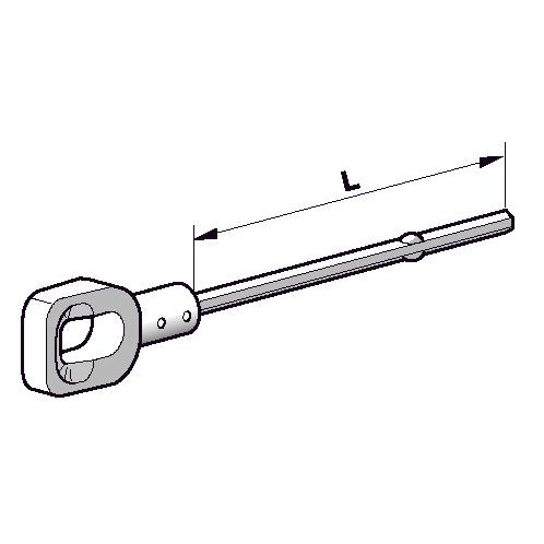 Somfy - Zubehör/Ersatzteile für Tor-/Rollladenantriebe Öse 9708456 mit Sechskant − 1 Stück