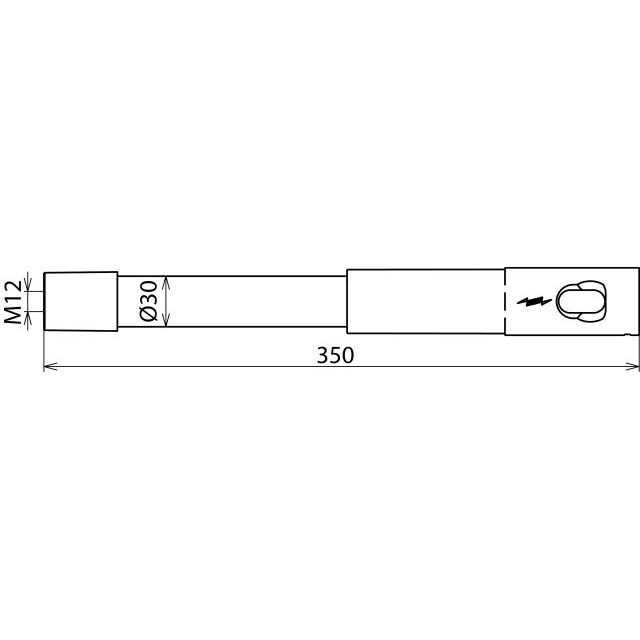 DEHN - Zubehör/Ersatzteile für Sicherheitsgeräte Adapter m. Gewindebuchse AD M12 STK 30 350 M12 u. Steckkupplung