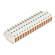 WAGO - Kabelsteckverbinder für Leiterplattensteckverbinder 1-Leiter-Federleiste 2721-116/008-000 Push-inCAGECLAMP,lgr − 25 Stück