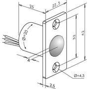 Assa Abloy effeff - Elektrischer Türöffner Tür-Kegelkontakt 10400--------00
