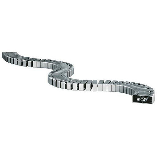 Bachmann - Kabelführung für Gehäuse/Schränke Kabelschlange Flex II 930.021 silber