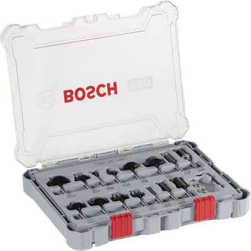 Bosch Power Tools - Werkzeugset PRO Nutfräser-Set, 2607017471 gemischt Schaft 6 mm − 1 Stück by Bosch Power Tools
