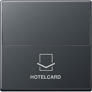 Jung - Abdeckung/Bedienelement für Installationsschalterprogramme Hotelcard-Schalter A 590 CARD ANM anthrazit matt