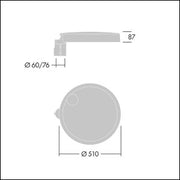 Thorn - Straßen - und Platzleuchte LED - Mastleuchte CT L 60L80 #96635170 730
