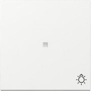 Gira - Abdeckung/Bedienelement für Installationsschalterprogramme Wippe Kontrollf. + Symb. 367403 Reinweiß