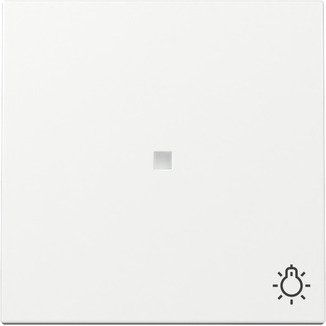 Gira - Abdeckung/Bedienelement für Installationsschalterprogramme Wippe Kontrollf. + Symb. 367403 Reinweiß