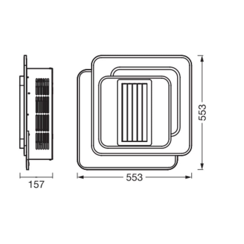 Ledvance - Decken - /Wandleuchte LED - Leuchte Ceili #4099854397677 CCT