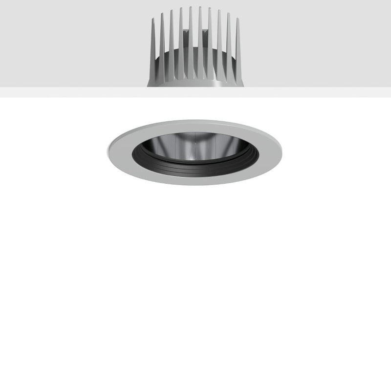 RZB - Downlight/Strahler/Flutlicht LED-Einbaudownlight 901764.004 930, silber