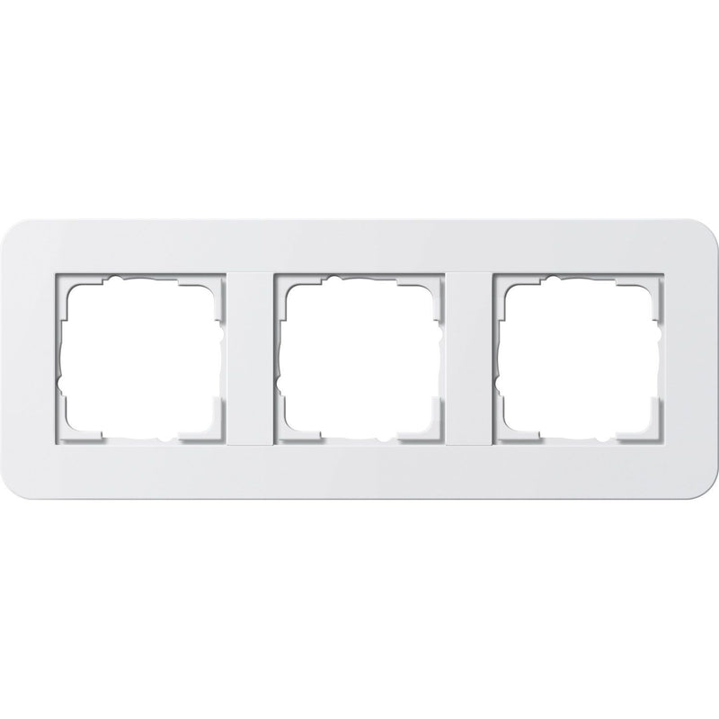 Gira - Abdeckrahmen 3fach 0213410 Reinweiß/Reinweiß