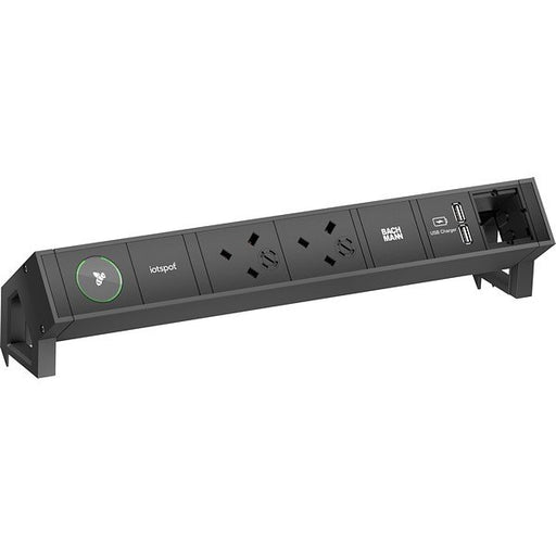 Bachmann - Mehrfachsteckdose Steckdosenleiste 902.831 DESK2 1xiotspot