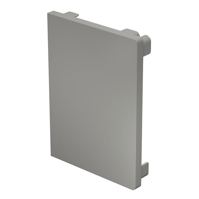 OBO Bettermann - Endstück für Leitungsführungskanal Endstück RK-E1117GR f. Rangierk. 127x175 − 2 Stück