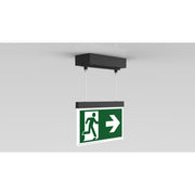 RP-Technik - Sicherheitsleuchte LED-Rettungszeichenleuchte AXDC009-AZ ZB, anthrazit