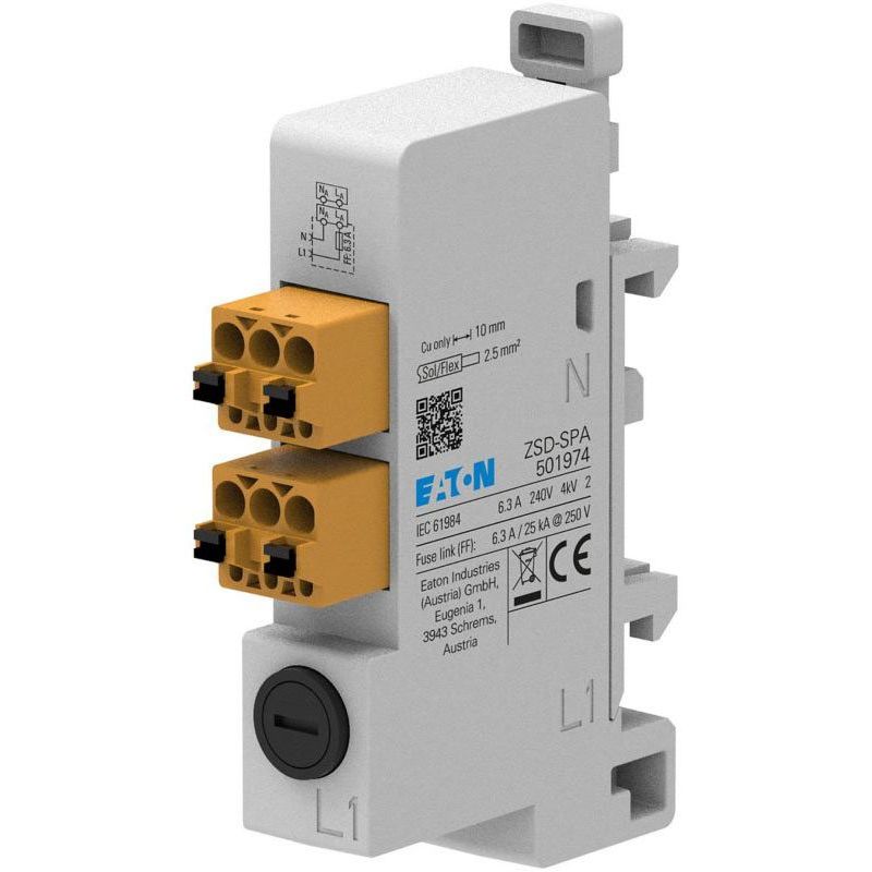 Eaton - Sammelschienen-Adapter Sicherungshalter ZSD-SPA 40mm Sammelschiene