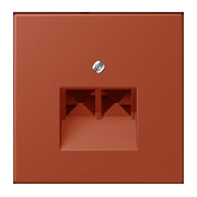 Jung - Einsatz/Abdeckung für Kommunikationstechnik Abdeckung für IAE/UAE LC 969-2 UA 232 locre rouge