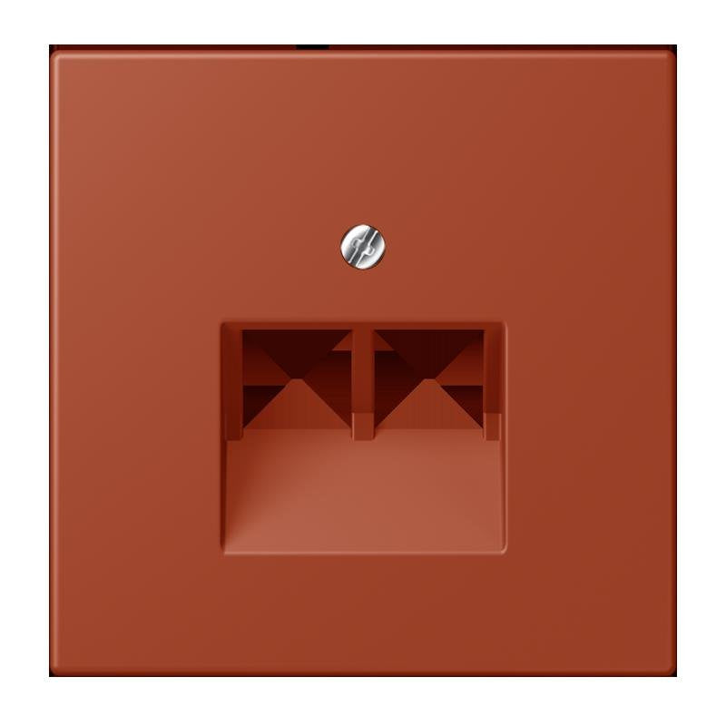Jung - Einsatz/Abdeckung für Kommunikationstechnik Abdeckung für IAE/UAE LC 969-2 UA 232 locre rouge