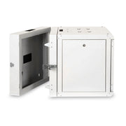 DIGITUS - Netzwerk-/Serverschrank Wandschrank mit Glastür DN-19 09-U-3 RAL 7035 H=491mm