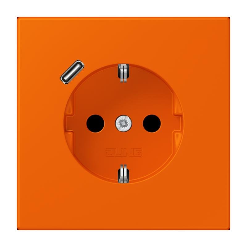 Jung - Steckdose SCHUKO Steckdose LC 1520-18C 224 orange (32080)