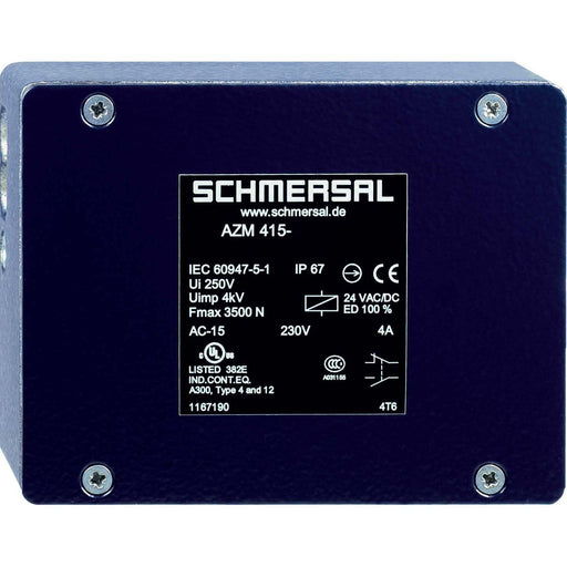 Schmersal - Positionsschalter mit Zuhaltung Sicherheitszuhaltung AZM 415-11/11ZPKA 24