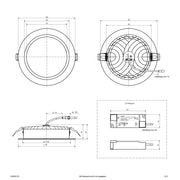 EVN Lichttechnik - Downlight/Strahler/Flutlicht LED-Downlight IP54 LN54250125 dimmbar