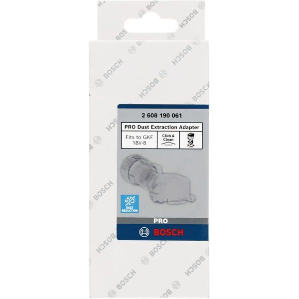 Bosch - Systemzubehör für Fräsen (Akku/elektrisch) PRO Absaugadapter, 2608190061 Oberfräse