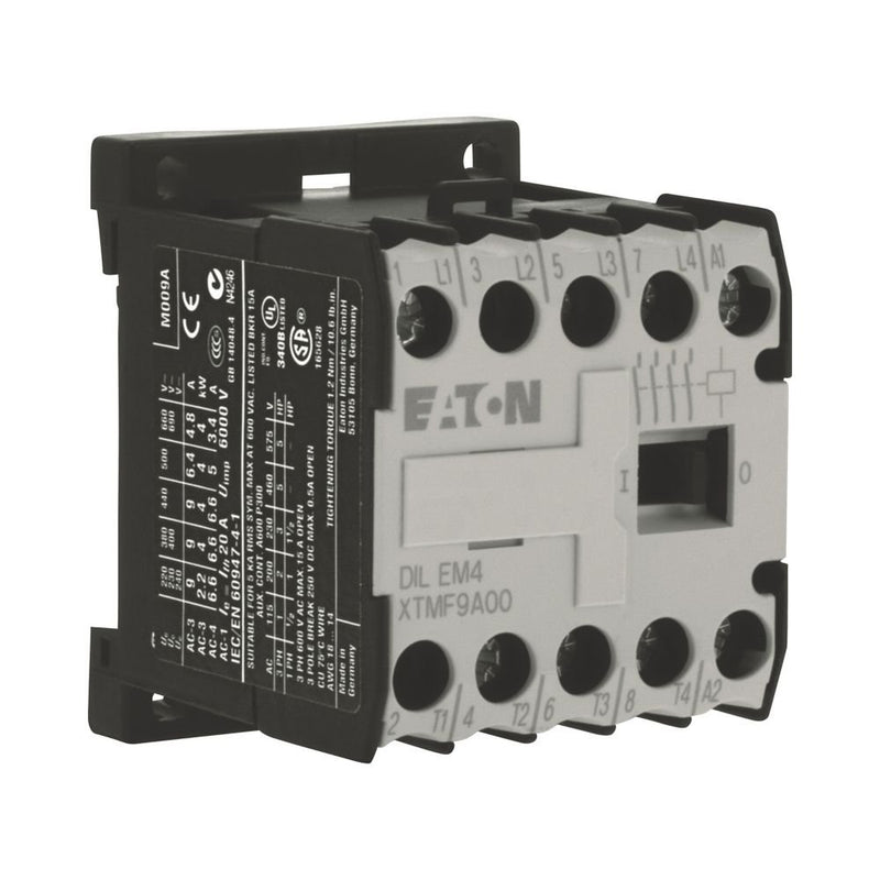 Eaton - Leistungsschütz zum Schalten von Wechselstrom Leistungsschütz DILEM4-G(24VDC) AC3/400V:4kW 4p DC