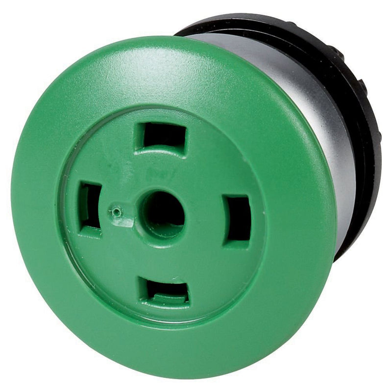 Eaton - Frontelement für Drucktaster Pilzdrucktaste M22-DRP-G-X grün,o.Schild,rast