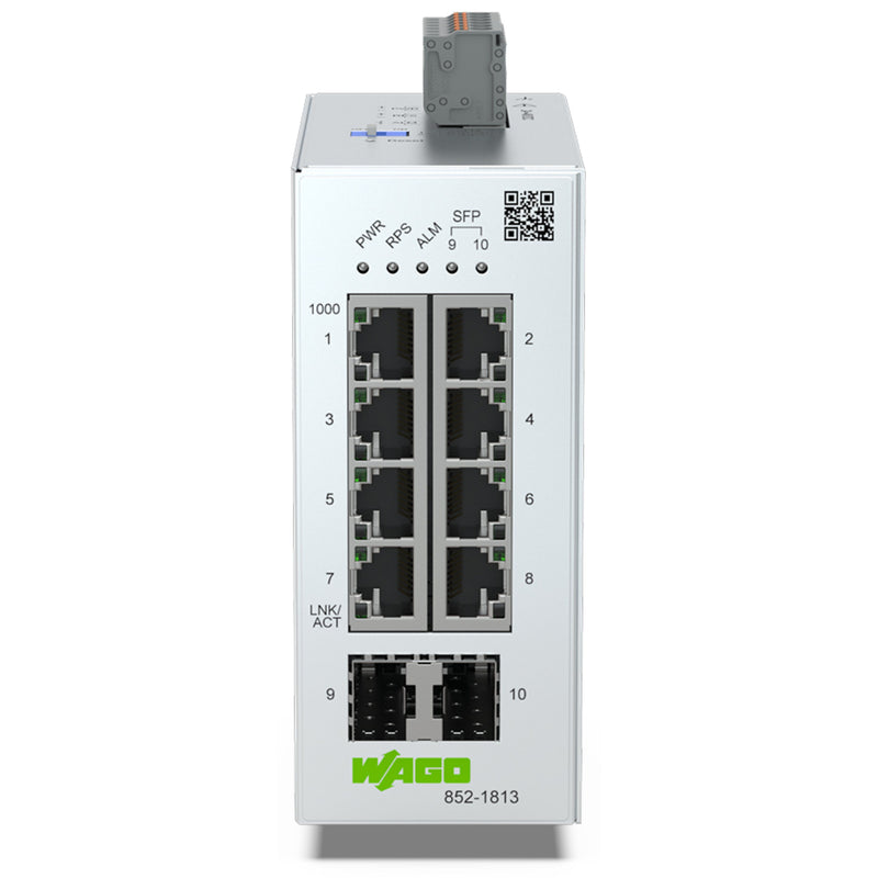 WAGO - Netzwerk Switch Lean-Managed-Switch 852-1813 8-port 1000BASE-T
