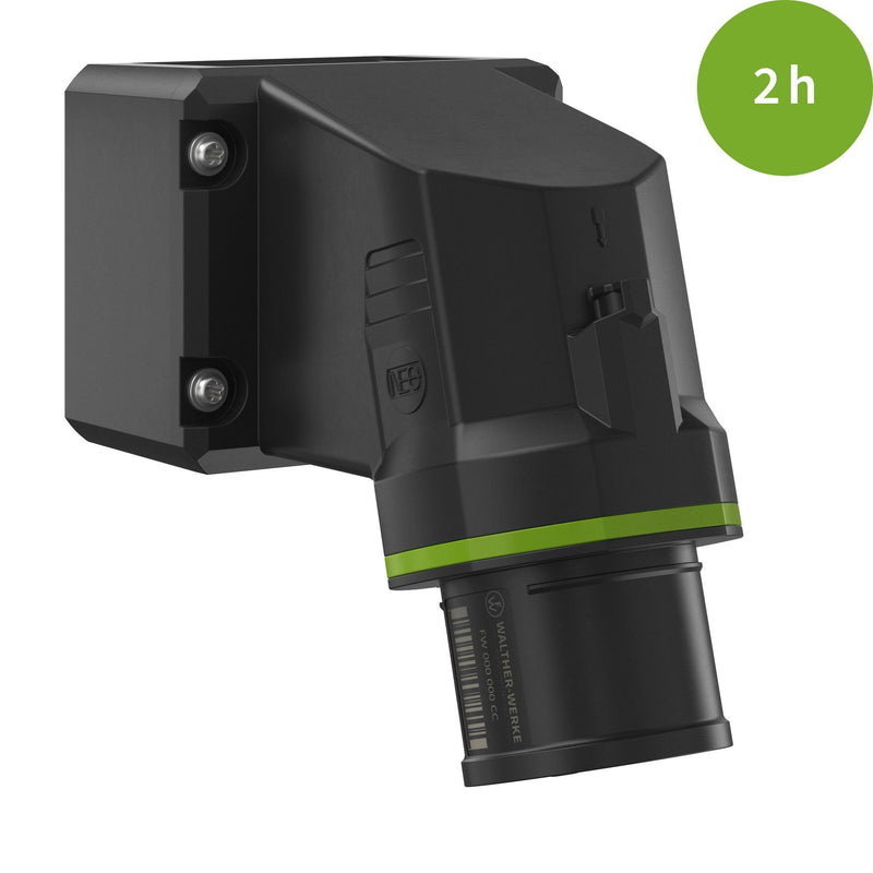 Walther Werke - CEE-Gerätestecker (IEC 60309) CEE NEO Wandgerätestecker FW714402CC 16A 4P 2h IP54 − 5 Stück