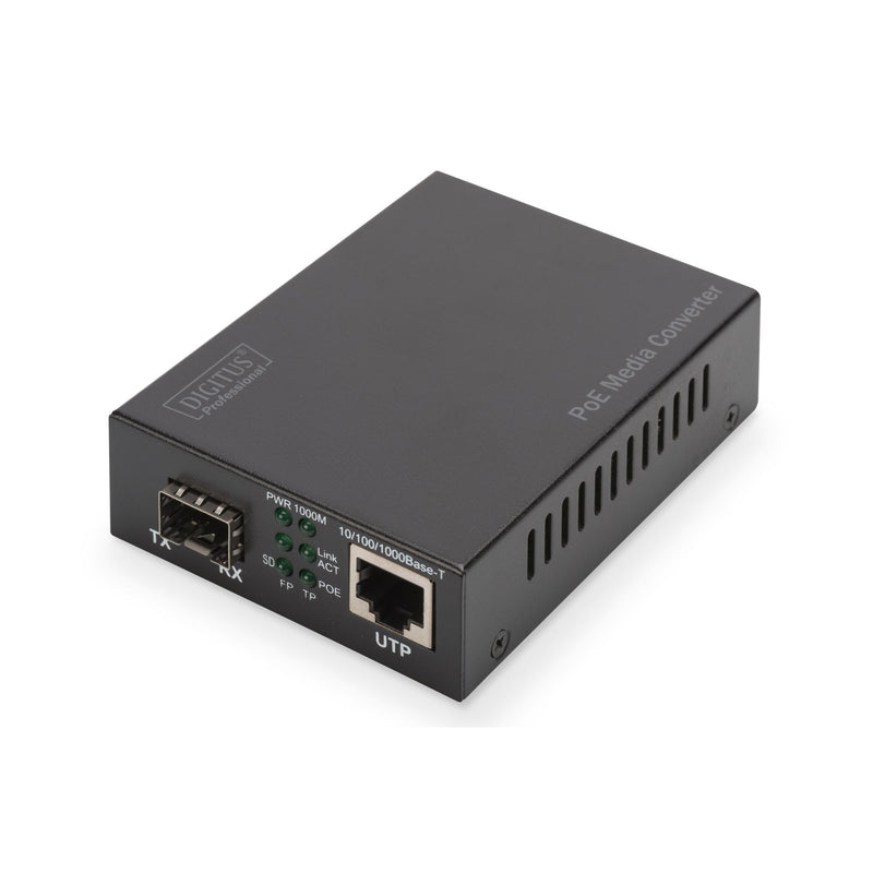 DIGITUS - Media Konverter Gigabit Medienkonverter DN-82140 RJ45 / SFP, PSE