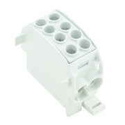 Weidmüller - Durchgangs-Reihenklemme Hauptleitungsabzweigklemme WPD 102 2X35/2X25 GY W-Reihe, TS 35 − 5 Stück