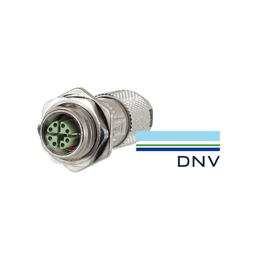 Metz Connect - Rundsteckverbinder, feldkonfektionierbar (Industriesteckverbinder) M12 Buchse feldkonfektio. MMF881A315-DNV1 X-kodiert − 10 Stück