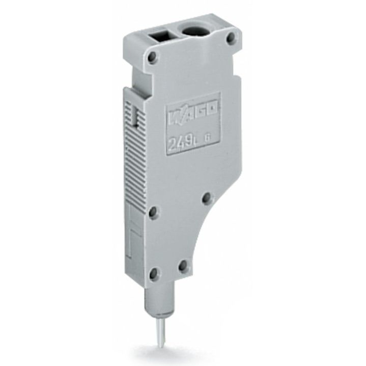 WAGO - Testadapter für Reihenklemmen L-Arretierungsprüfmodul 249-145 grau − 25 Stück