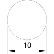 OBO Bettermann - Rundleiter/Draht für Blitzschutz Rundleiter RD 10-CU massiv, 10mm, Cu − 50 Meter