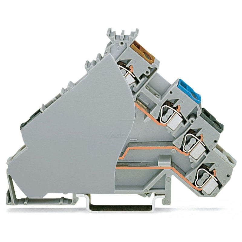 WAGO - Initiator/Aktor-Reihenklemme Initiatorenklemme 280-588/280-320 0,08-2,5mmq orange − 50 Stück