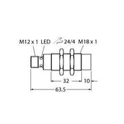 Turck - RFID-Lesegerät Schreib-Lese-Kopf HF TN-M18-IOL2-H1141 IO-Link