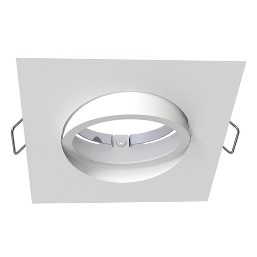 EVN Lichttechnik - Downlight/Strahler/Flutlicht Einbauring quad. o.Fassung 834001 schwenkbar, weiß