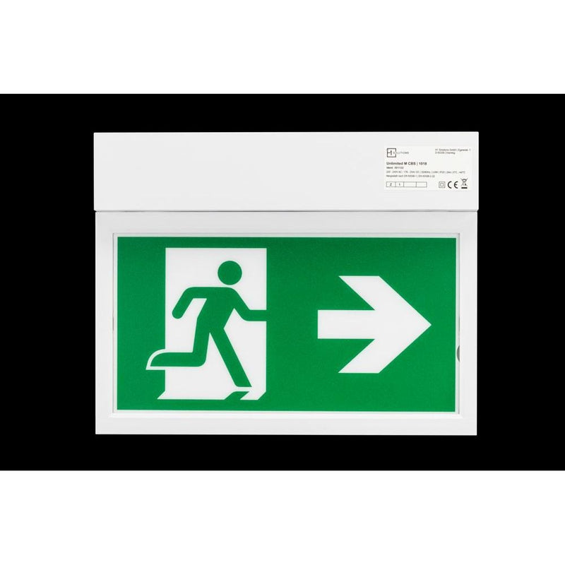 H1 - Sicherheitsleuchte Rettungszeichenleuchte Unlimited M CBS-T