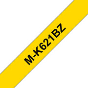 Brother - Verbrauchsmaterial für Telefax/Drucker/MFC Schriftbandkassette M-K621 9mm, 8m, ge, sw − 20 Stück