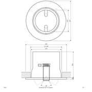 EVN Lichttechnik - Downlight/Strahler/Flutlicht NV EB-Leuchte 753 014 chr/mt 50W 12V GX5,3