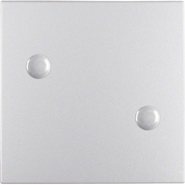 Berker - Abdeckung/Bedienelement für Installationsschalterprogramme Wippe anschraubbar 15701404 B.1/B.7Glas alu