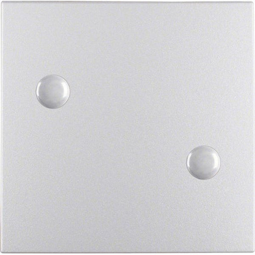 Berker - Abdeckung/Bedienelement für Installationsschalterprogramme Wippe anschraubbar 15701404 B.1/B.7Glas alu