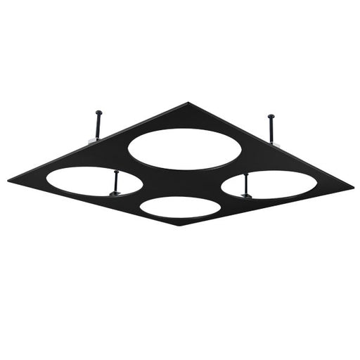 LTS Licht&Leuchten - Mechanisches Zubehör/Ersatzteile für Leuchten Einbaurahmen SCER 6.400 sw schwarz