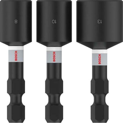 Bosch - Steckschlüsselset PRO Nutsetter Impact Set, 2608521U64VE(3) 8 x 50 10 x 50 13 x − 5 Packung