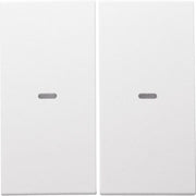 Berker - Abdeckung/Bedienelement für Installationsschalterprogramme Tast-Abdeckung 2f. pws/mt 80960399