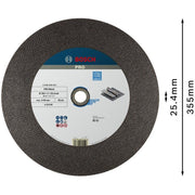 Bosch - Trenn-/Schleifscheibe PRO Metal Gebundene 2608600543 Trennscheibe