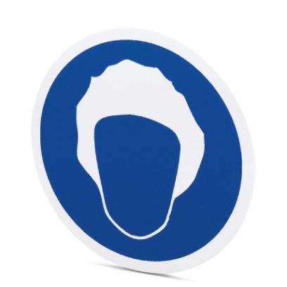 Phoenix Contact - Warn-/Hinweisschild Gebotsschild PML-M112 (D200) blau, d:200mm − 5 Stück