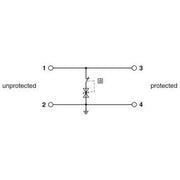 Phoenix Contact - Überspannungsableiter für Informations-/MSR-Technik Überspannungsschutzgerät 2906832